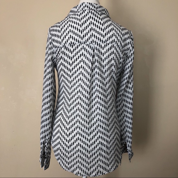 Candies Chevron Cold Shoulder Top - Picture 7 of 8